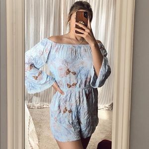Off the shoulders romper